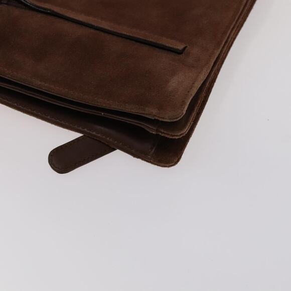 GUCCI Horsebit Backpack Suede Brown Gold - Picture 8 of 16